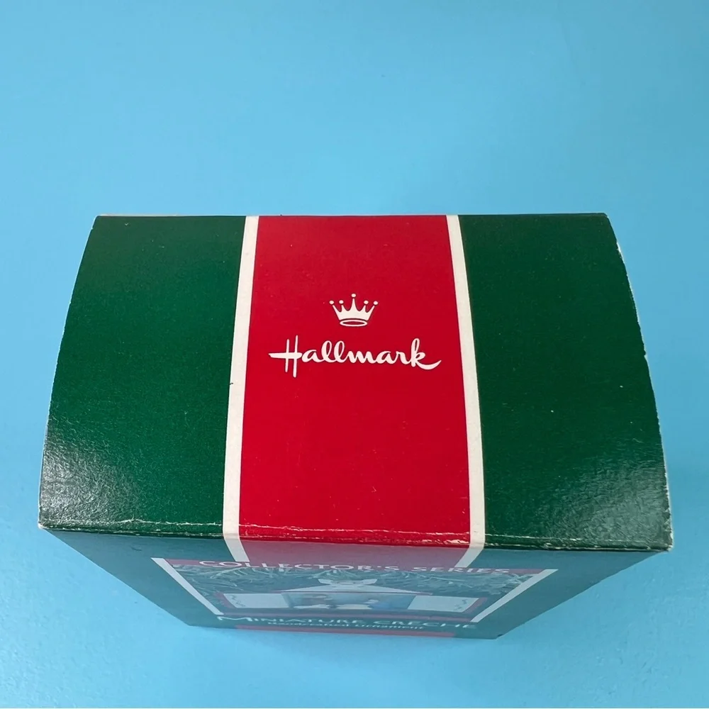 Hallmark Keepsake Ornament Miniature Crèche Handcrafted Collectors Series